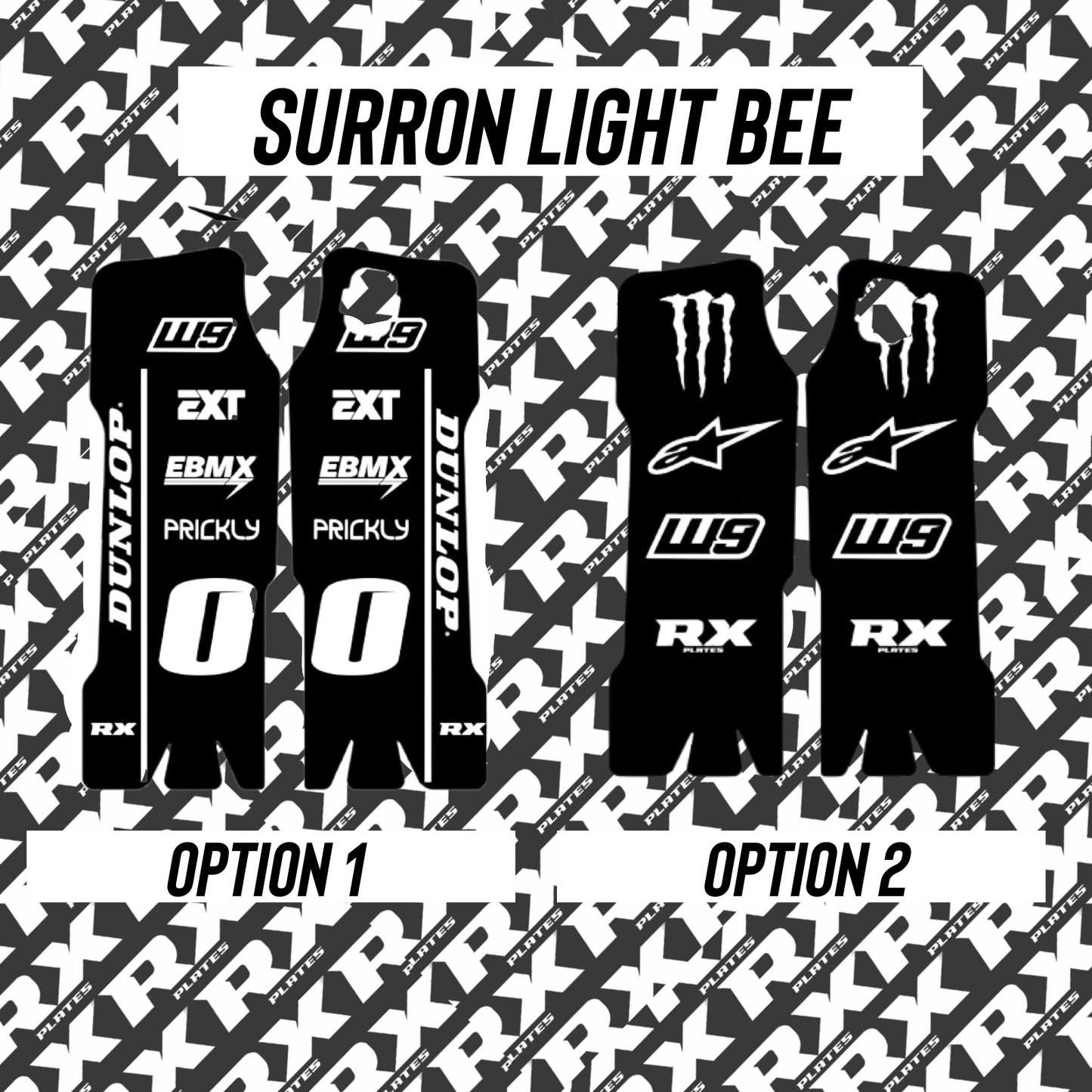 Fork guard stickers